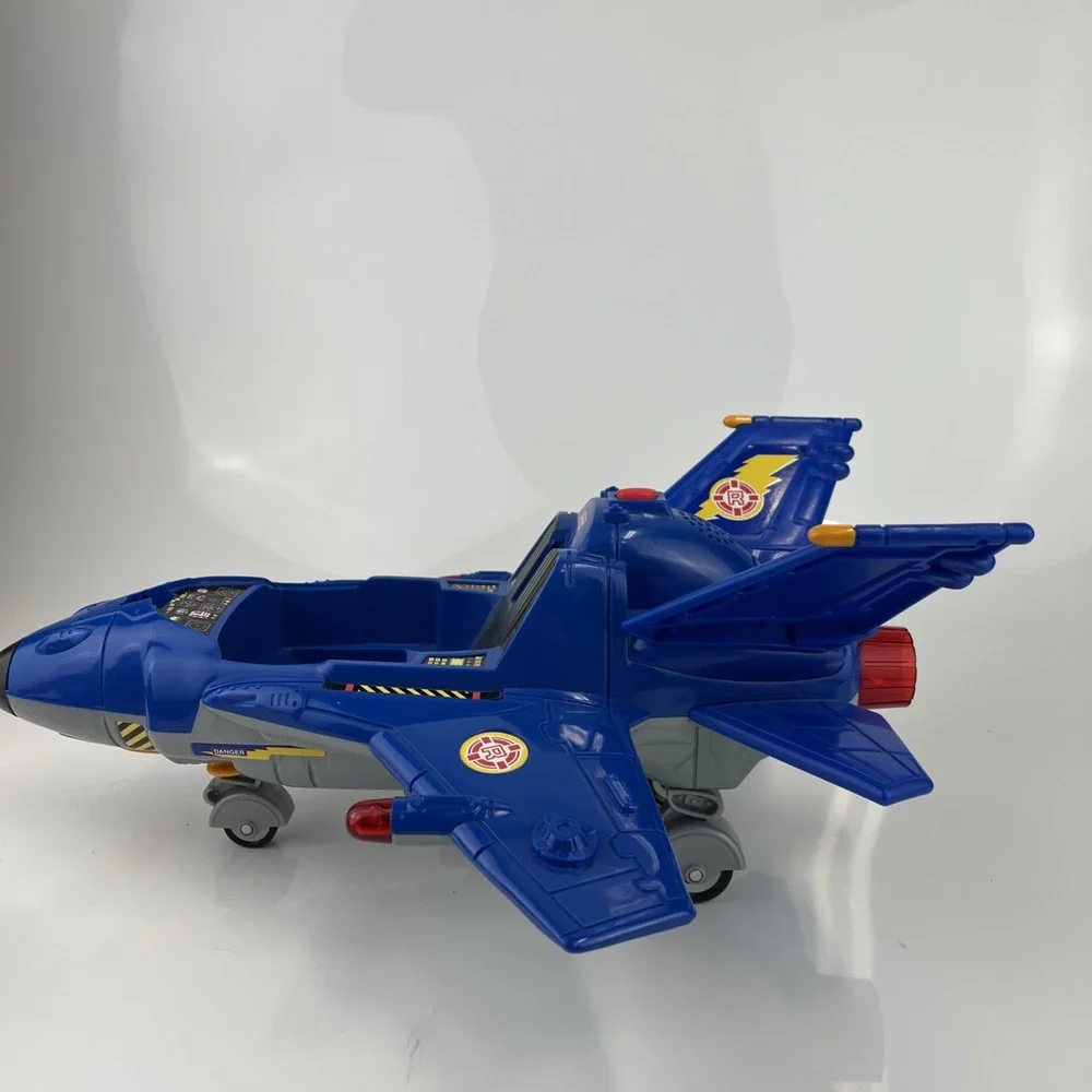 Vtg Rescue Heroes Jet Gift Set Fisher Price 1999‎ Voice Tech (Missing Piece)
